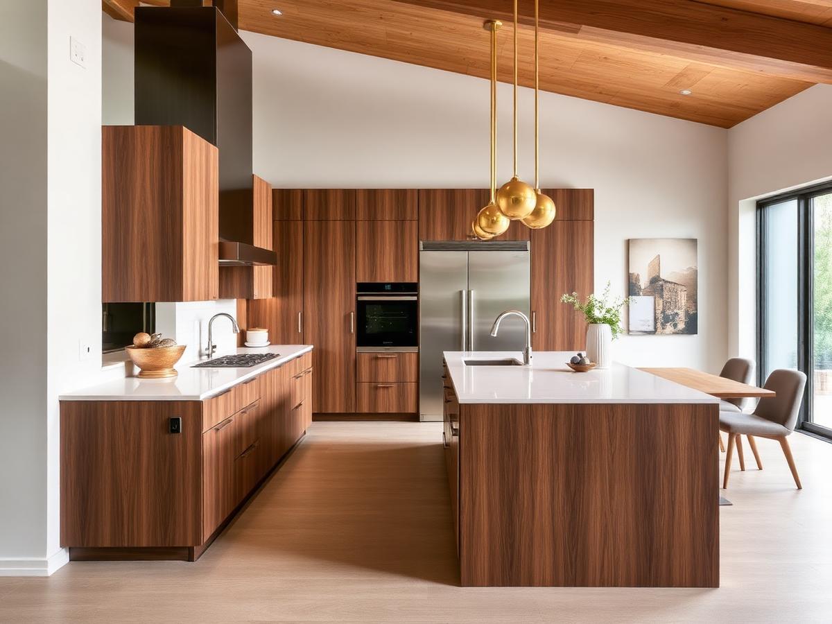 Walnut Island Kitchen